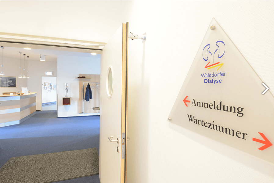 Anmeldung Wartezimmer